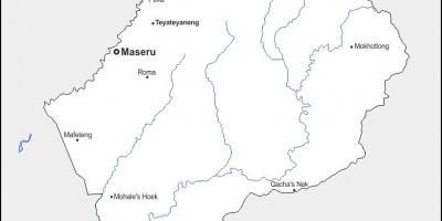 نقشہ کے maputsoe لیسوتھو